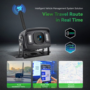 Cámara de respaldo para camión 4G GPS con monitoreo remoto visión nocturna infrarroja grabadora de conducción impermeable ayuda de marcha atrás para camión de autobús - Product Image 5