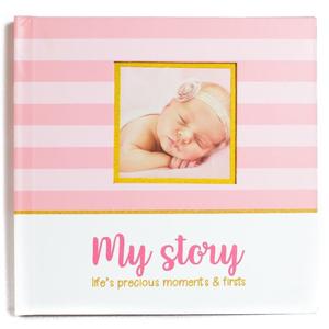 New Custom Meaningful High Quality Bulk Coloring Printing Hard Cover Baby Memorize <strong>Book</strong> Baby's First Year Memory <strong>Book</strong> - Product Image 2