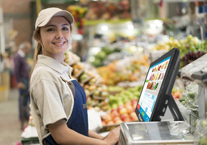 OCOM Neue 15-Zoll-Windows-Registrierkasse Pos Machine Touchscreen-Kassierer All-in-One-Pos-System computer - Product Image 3