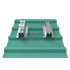 Montaje de techo solar de Venta caliente para instalación de estanterías fotovoltaicas para mini riel - Product Image 2