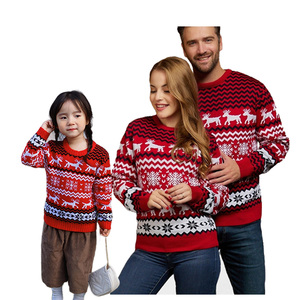 2025 sıcak satış kadınlar noel kazak Vintage geyik bulanık kazak kaşmir örme Xmas çirkin kadınlar noel kazak