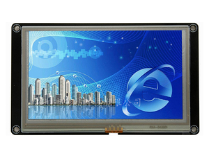 4.3 inç programlanabilir akıllı TFT LCD modül desteği endüstriyel kontrolör için kapasitif dokunmatik panel ile RS232 RS485 TTL