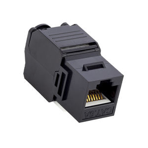制造商批发稳定链接Utp Cat5 Cat6直接梯形8p8c Utp模块化插孔Rj45面板安装直列耦合器 - Product Image 2