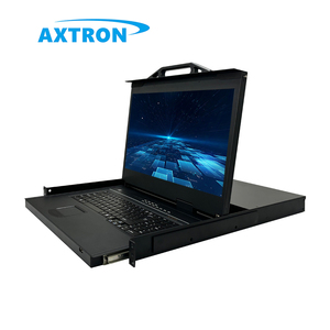 高品质1U机架式KVM控制台交换机，带8个端口USB和VGA，适用于15.6 17 17.3 18.5 19英寸控制台库存 - Product Image 1