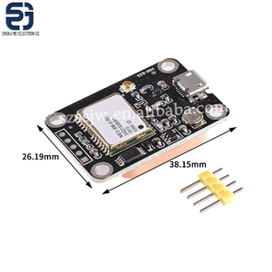 SZSSJW NEO-6M modulo GPS 3.3V-5V NEO6MV2 con controllo di volo EEPROM MWC APM2.5 grande Antenna per 51 Arduino STM32 - Product Image 2
