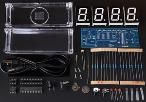 1SET Kit digitale per la produzione di componenti elettronici per la formazione di un Microcomputer 51 con guscio trasparente - Product Image 6