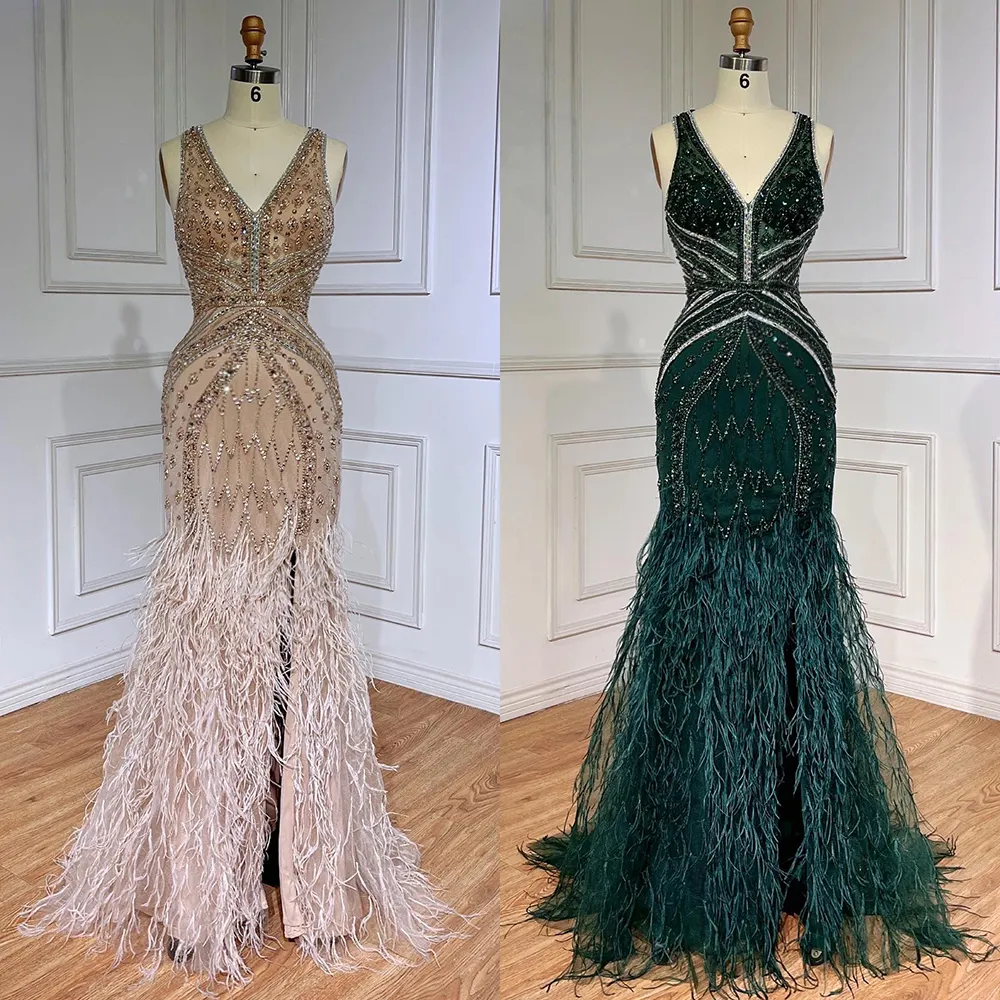 Feishiluo abito da ballo da donna elegante di alta qualità con paillettes di lusso Sexy abiti da sera formali per la cena divisa per le donne