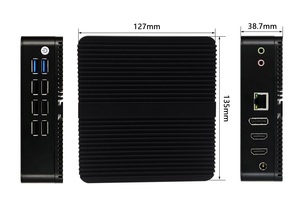 PCミニコンピューターIntelN1004コアデュアル2 LANイーサネット8 USB Ubuntu Win 10 Nuc Nanoファンレス産業用PC Mini - Product Image 3