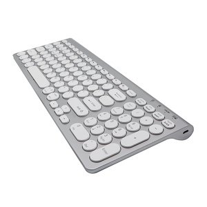 Juego de teclado y ratón USB inalámbrico OEM personalizado 2,4G a precio de fábrica, teclado delgado para uso en la Oficina y el hogar