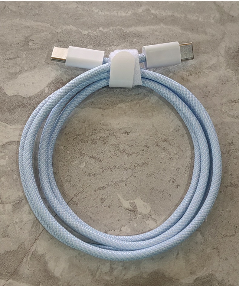 Azul-Cable trenzado