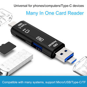 5 in 1 TF อะแดปเตอร์อ่านการ์ดชนิด C Micro USB SD การ์ดหน่วยความจำสำหรับ MacBook แล็ปท็อป USB 3.0 sd/tf OTG Card REA - Product Image 2