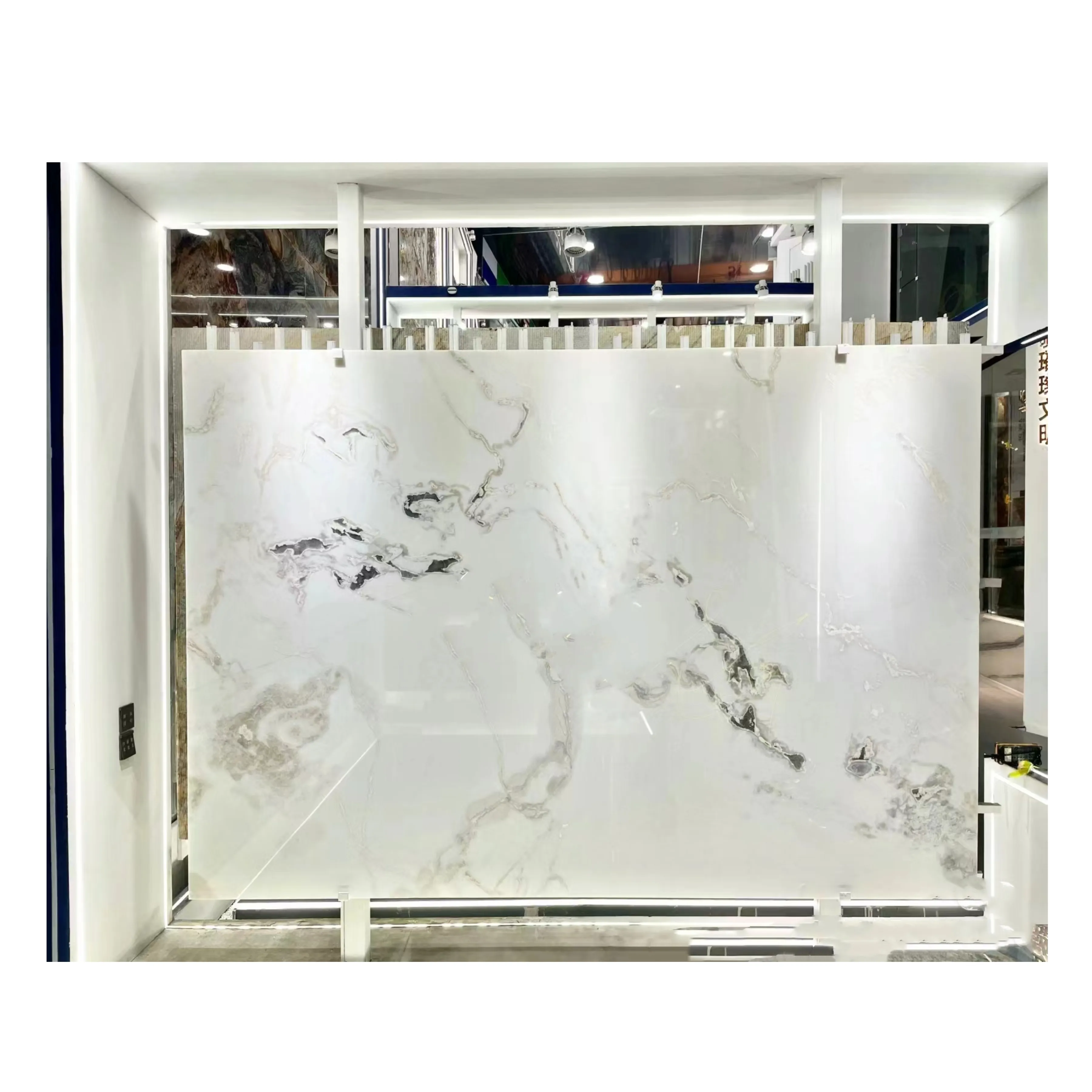Buon prezzo di italiano Fendy marmo bianco Dover lastra bianca Picasso tipi di marmo grigio per la pavimentazione