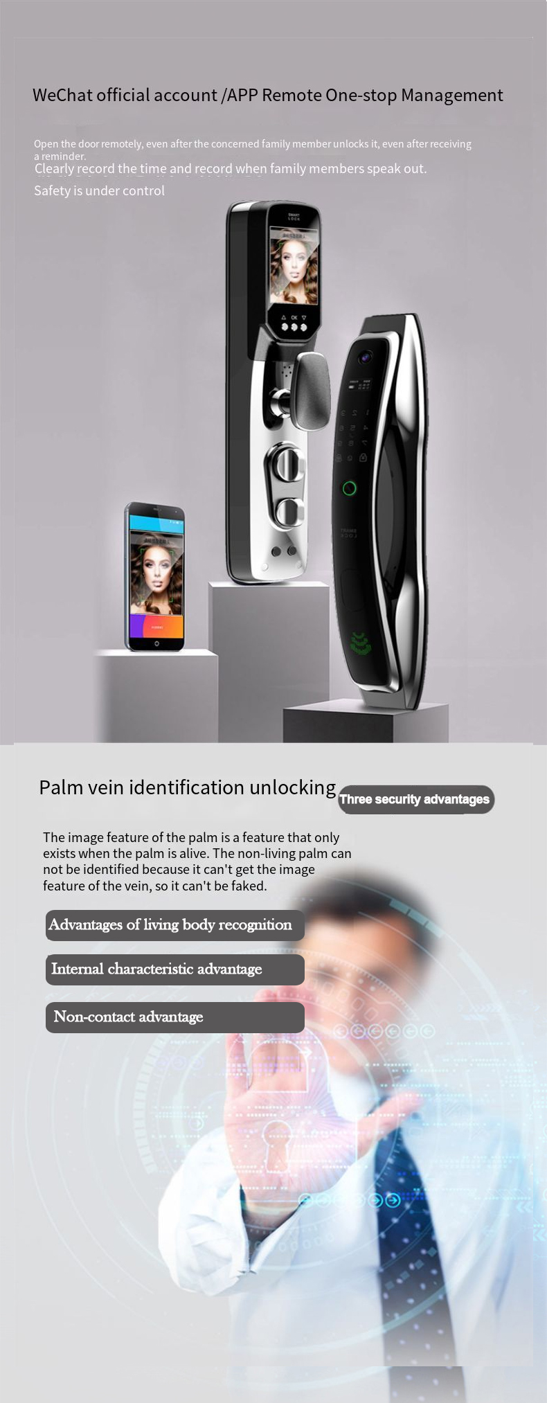 bd safety lock automatic door locks sliding door lock cerradura inteligente fingerprintn smartsteps