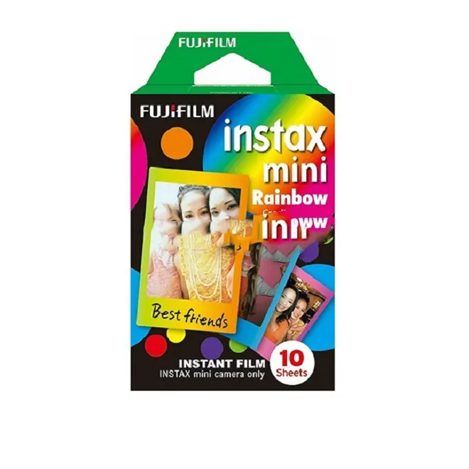 Fuji Fujifilm Instax Mini Rainbow 10 Filmes 7 7s 8 20 25