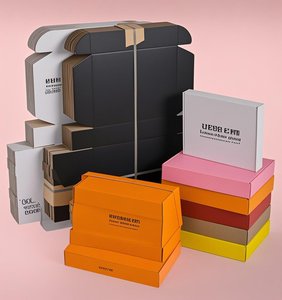 Takı ve kozmetik için 9x6x3 inç oluklu posta gönderim kutusu küçük nakliye kutusu - Product Image 6