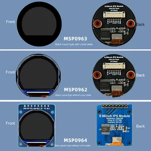Módulo de pantalla LCD TFT de vista completa IPS de 0,96 pulgadas con interfaces RGB EDP MIPi Puerto serie SPI 240X198 Pantalla redonda a color - Product Image 4