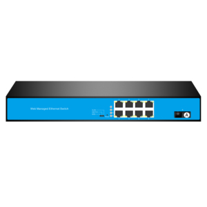 Oem/odm A-end 9พอร์ตกิกะบิตอีเธอร์เน็ตสวิตช์โหมดเดียวไฟเบอร์เดี่ยวจัดการ L2WEB POE QoS SNMP สวิตช์ POE องค์กร - Product Image 2
