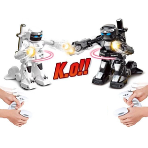 Robot de boxeo de alta calidad para niños, robot de combate rc de 2,4G, con luz y sonido - Product Image 1