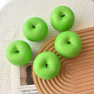 Single Green <strong>Apple</strong> for Home Early Education and Photography Simulation Fake Window Plastic Fruit-Polyfoam Crafts Red <strong>Apple</strong>