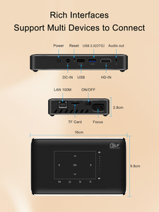 באיכות hight p10 3d 4k <span class=keywords><strong>Pico</strong></span> 1080p wifi חכם הוביל dlp proyector אנדרואיד בית נייד נייד כיס מיני מקרן וידאו