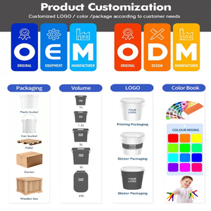 طلاء مضاد للتآكل للهياكل الفولاذية، طلاء رمادي مضاد للصدأ غني بالزنك والإيبوكسي للصناعات والسفن والمصانع - Product Image 4