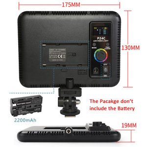 En çok satan P24C RGB Video ışığı LED fotoğraf stüdyo ışığı Video kayıt telefon canlı kamera fotoğraf lambası Para - Product Image 6