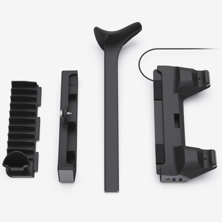 Multi-functional Horizontal Charging Stand for PS5 Slim Console Charger Dock and Dual Controller Charging Station