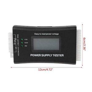 LCD Display PC Power Supply Tester <strong>Computer</strong> ATX/ITX/IDE/HDD/SATA/BYI Connectors Power Measuring Diagnostic Tool - Product Image 4