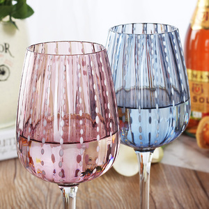 Wholesale Color Customized Glass <strong>Goblets</strong> for Tableware. - Product Image 4