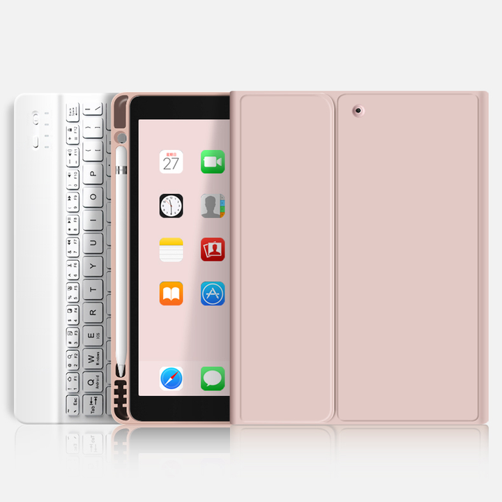แป้นพิมพ์ผู้ถือดินสอสำหรับApple iPad Pro Air MINI 1 2 3 4 5 10.2 10.5 11 12.9