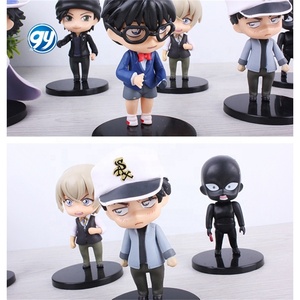 Actione şekil seti dedektif Conan karikatür karakter modeli PVC Anime figürleri aksiyon oyuncak (6 adet/takım) - Product Image 5