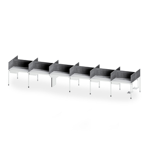 <strong>Customized</strong> Modern Office Call Center Modular Workstation Cubicles Furniture L Shaped Office Partition <strong>Computer</strong> Desk Workstation - Product Image 4
