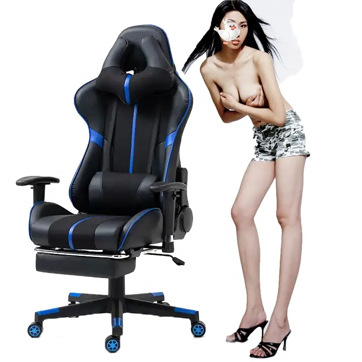 Muestra gratis de alta calidad OEM ODM ergonómico Silla Gamer Passion PC Gaming Sillas para pareja de carreras Silla de juego con reposapiés