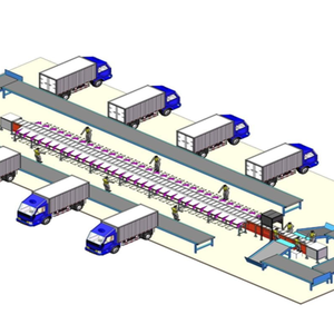 Línea al por mayor de alta calidad Sistema inteligente de clasificación de paquetes de comercio electrónico Máquina clasificadora de correa cruzada lineal - Product Image 5