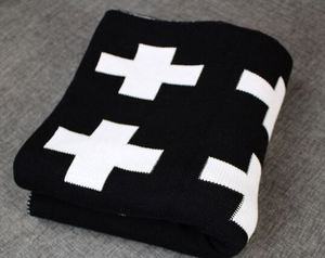 Zéro défaut classique meilleure vente de luxe 2020 100% coton bio coton point de riz tricot nouveau-né bébé jeter couverture - Product Image 1