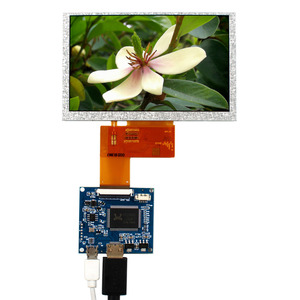 微型液晶显示器薄膜晶体管显示模块5 "800X480 Ips小型显示模块5英寸高亮液晶显示屏，带高清Mi控制板