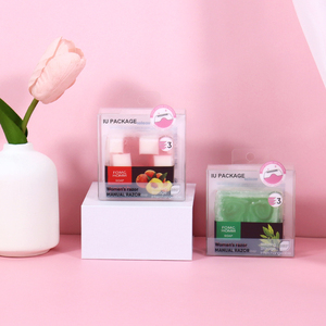 Limpar Folding Plastic Box <span class=keywords><strong>Custom</strong></span> PET PVC transparente embalagem caixa para produtos de varejo <span class=keywords><strong>Soap</strong></span> Razor Electronics <span class=keywords><strong>Display</strong></span>