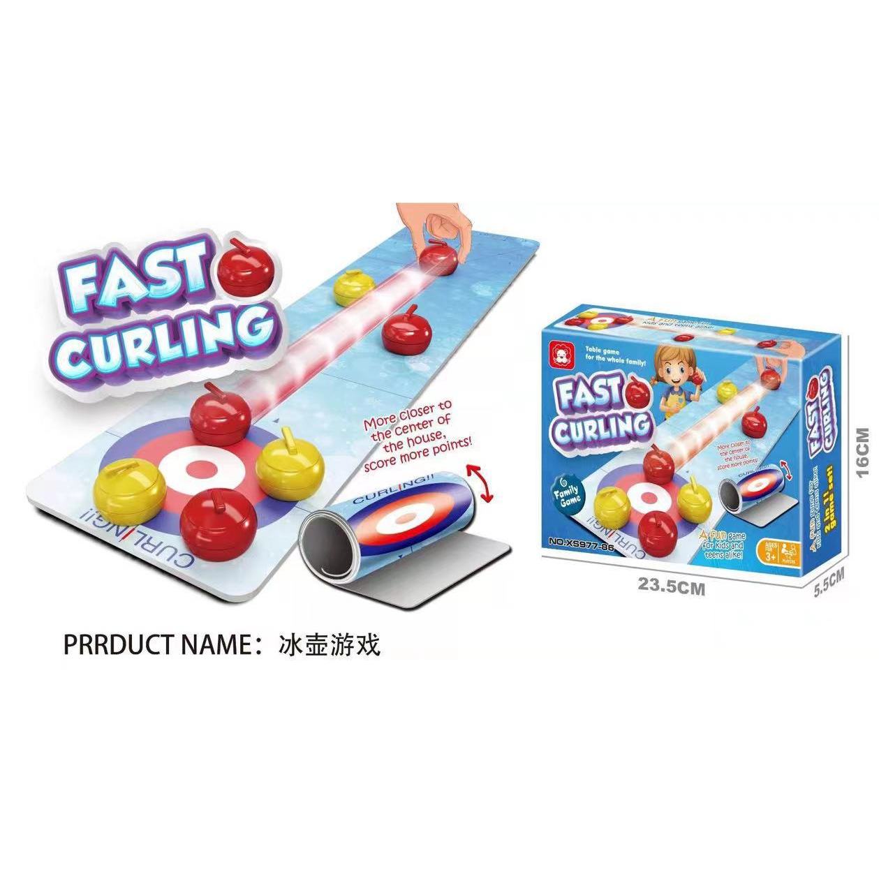 Jeu de curling compétitif