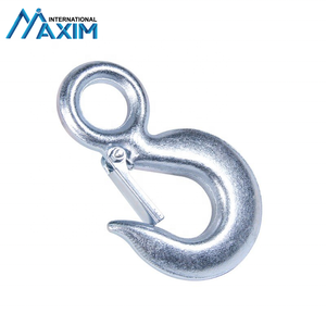 Gancho de ojo de aparejo de elevación de acero de aleación con pestillo de bloqueo - Product Image 3