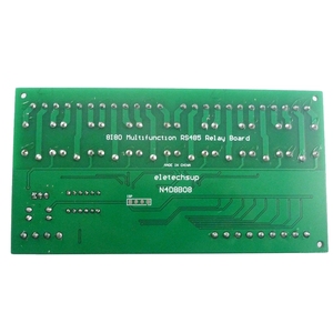 Módulo de relé Modbus RTU, Caja de carril UART RS485, tablero de interruptor de Control, CC de 12V, 24V, 8 entradas y 8 salidas DIN35 C45 - Product Image 3