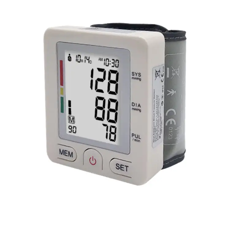 Оптовая продажа сфигмоманометр цифровой Bp монитор точный полностью автоматический монитор кровяного давления на запястье