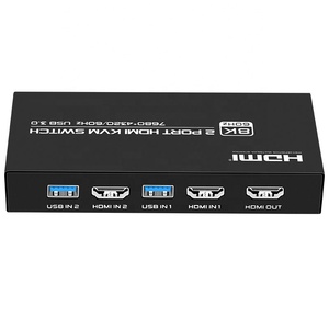 SY KVM Switch HDMI Caja de 2 puertos, 8K @ 60Hz USB3.0 HDMI2.1 Switch para 2 computadoras Compartir teclado Ratón Impresora y un monitor HD - Product Image 2
