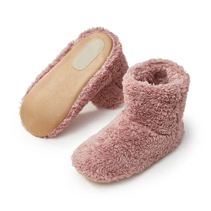 Factory Direct Supply Nordic Room Shoes Amazon Hot Sell Unisex Fluffy Room Boots Warm Plush Slippers