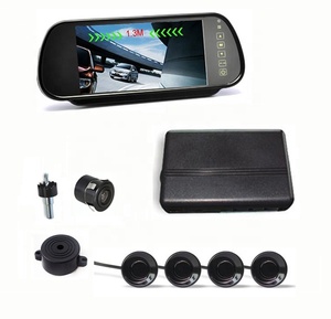 4.3 Inch 7&quot; 360 Reverse Rear View OEM Rearview <strong>Mirror</strong> Video Cam Output Diy <strong>Car</strong> Parking <strong>Sensor</strong> Camera Kit with 4 <strong>Sensors</strong> - Product Image 5
