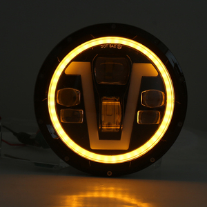 7 inç RGB ışık 70W Offroad LED ışık yuvarlak DRL LED sinyal çalışma ışığı 70W Offroad güçlendirme SUV ATV LED çalışma lambası - Product Image 1