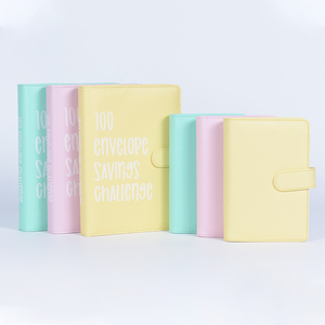 Cuaderno de PU de oficina para estudiantes recomendado con hebilla magnética Multi-Color Opcional Línea horizontal Encuadernación en espiral Página en blanco - Product Image 4