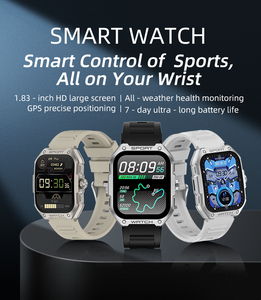 Peje G18 Thông Minh Đồng Hồ Với GPS 1.83 Inch Màn Hình Lớn IP68 Không Thấm Nước 5.2 Gọi Trái Tim Tỷ Lệ Màn Hình 123 Thể Thao Chế độ - Product Image 4