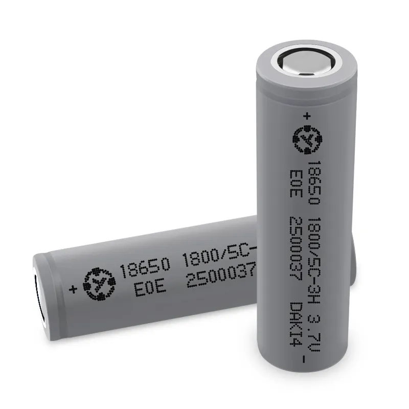 오래 지속되는 원통형 모양 배터리 5c 18650 1200mah-3500mah 3.7v 충전식 배터리