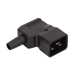 IEC320 C20 16A Power Cord Plug Right Angle <strong>IEC</strong> C20 <strong>Connector</strong> - Product Image 2