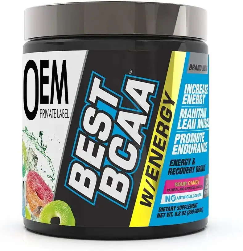 Creatina Pre-Workout Gummies Vegan aminoácido suplemento energético BCAA Sport Preworkout Gummies para Adultos OEM